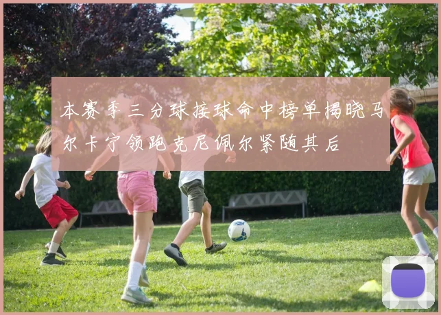 本赛季三分球接球命中榜单揭晓马尔卡宁领跑克尼佩尔紧随其后